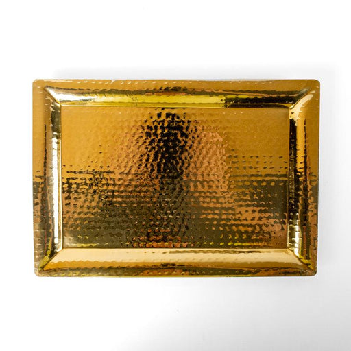 Hammered Tray - Gold