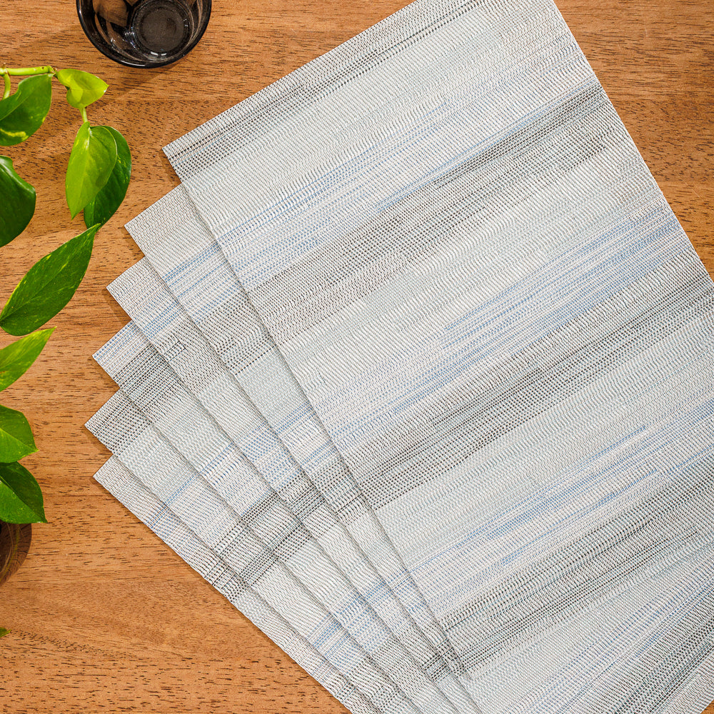 Home.Life Placemats Ripple Blue 6 Pack