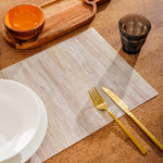 Home.Life Placemats Ripple Brown 6 Pack
