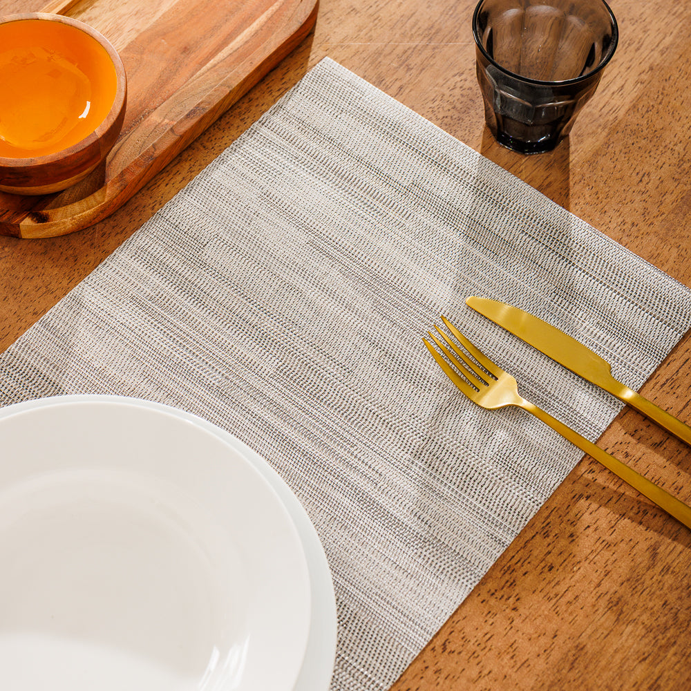 Home.Life Placemats Ripple Grey 6 Pack