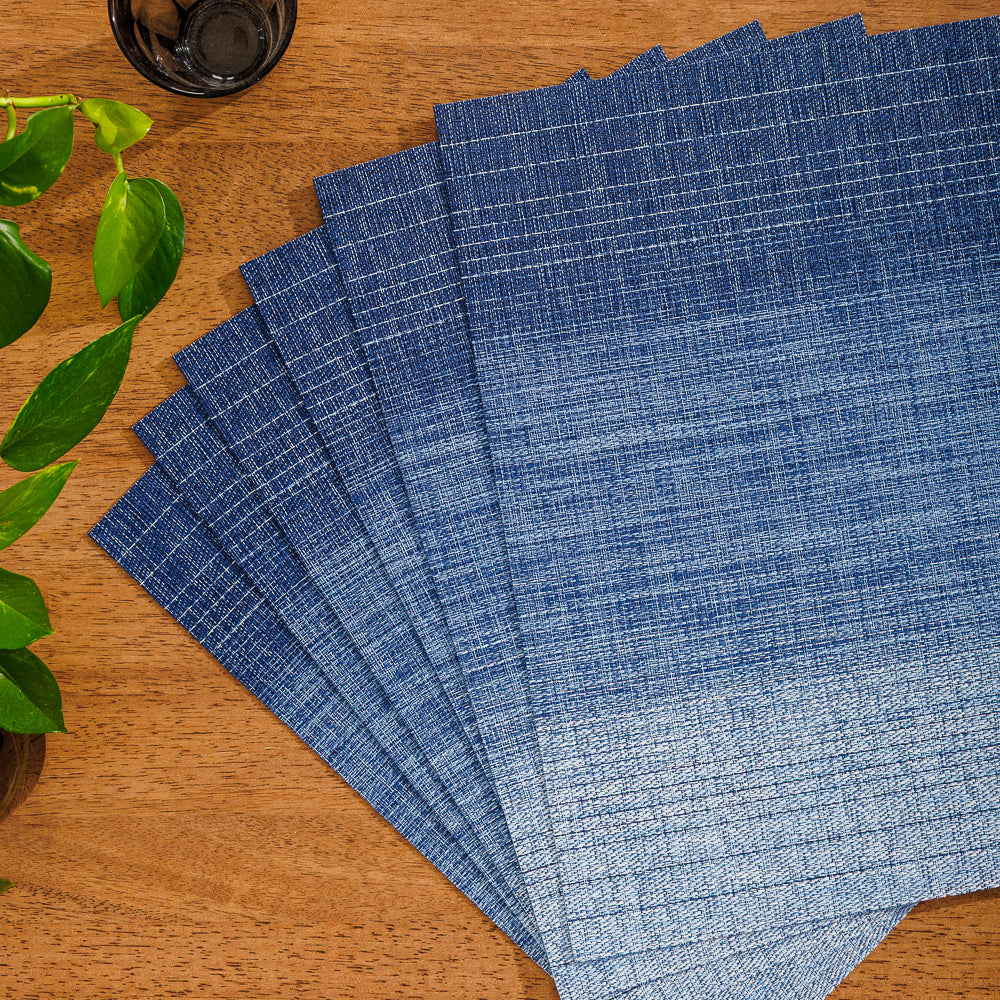 Home.Life Placemats Shaded Blue 6 Pack