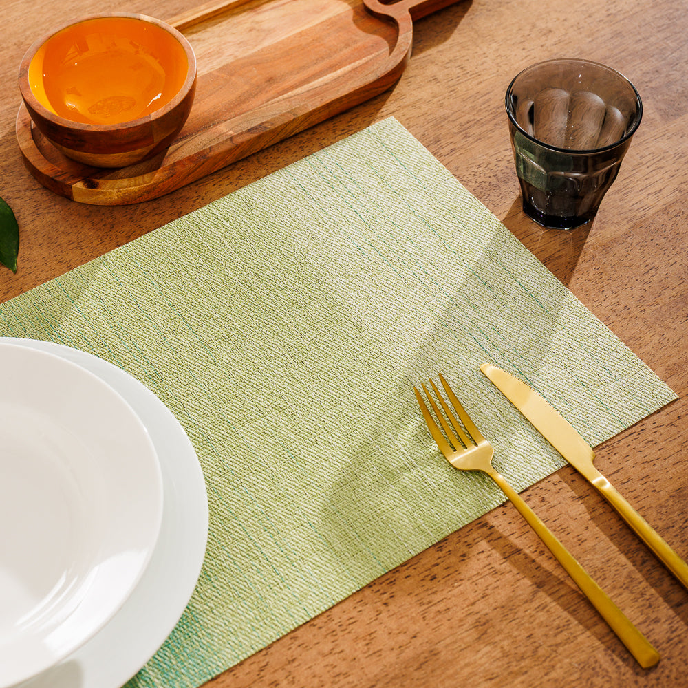Home.Life Placemats Shaded Green 6 Pack
