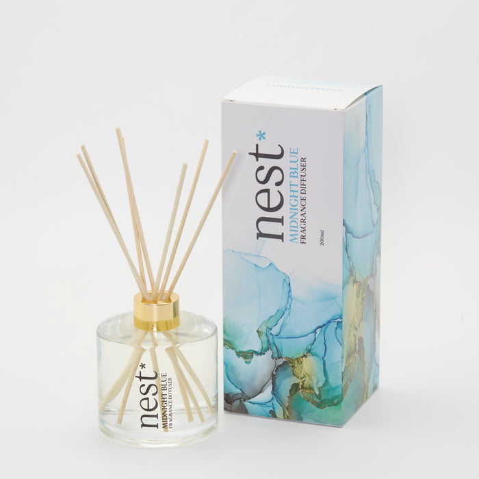 LIMITED EDITION Nest Scented Fragrance Diffuser (200ml) - Midnight Blue