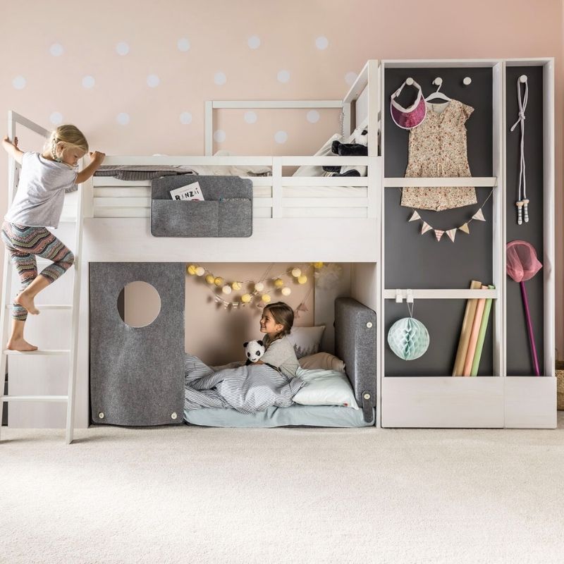 Little Whitehouse Bunk Bed with kids 