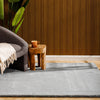 Luxe Plain Rabbit Fur Carpet Light Grey