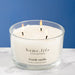 Luxury Scented Candle French Vanilla 3 Wick