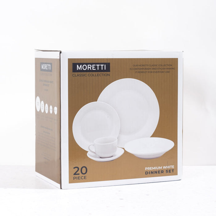 MORETTI 20 Piece Classic Collection - White