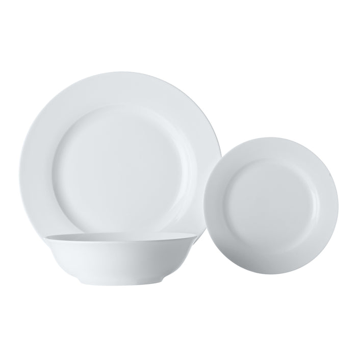 Maxwell Williams European White Rim 12 Piece Dinner Set