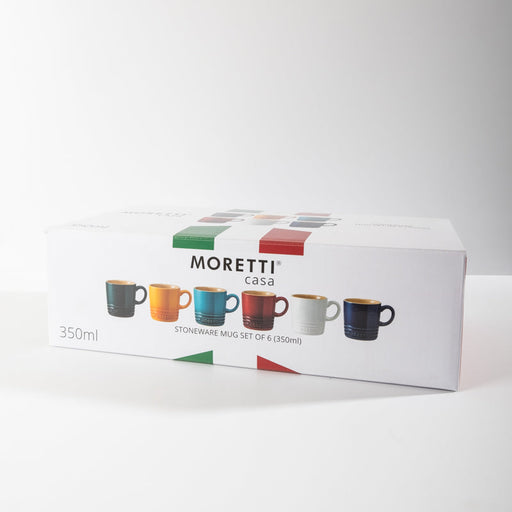 Moretti Casa Mugs - Set of 6 x 350ml