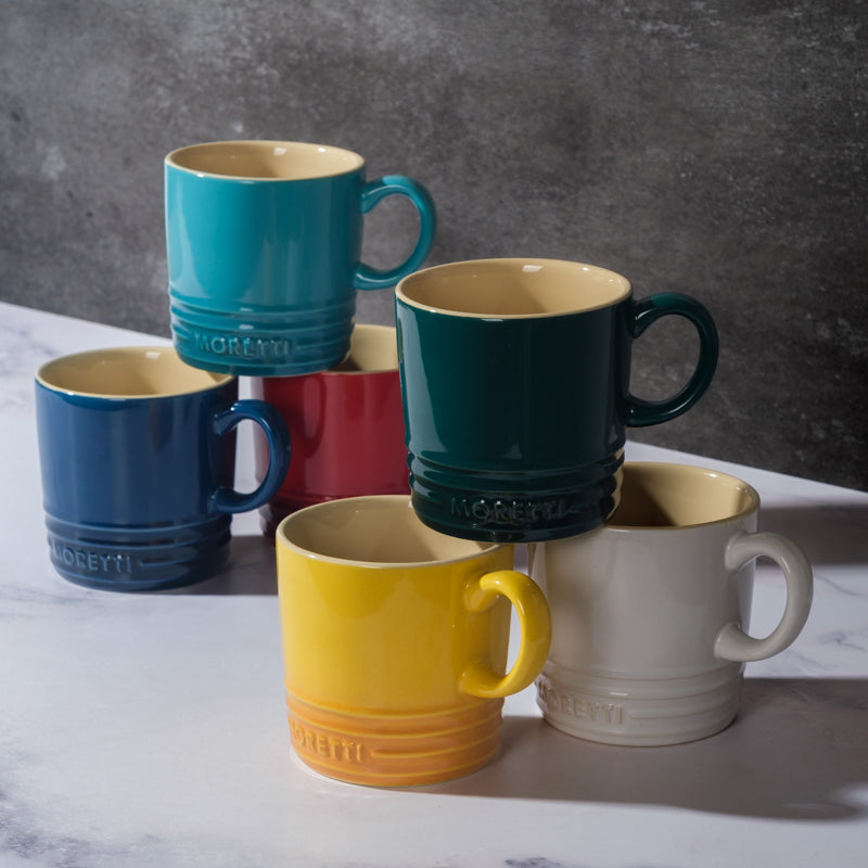 Moretti Casa Classic Stoneware Mugs - Set of 6 — Whitehouse ...