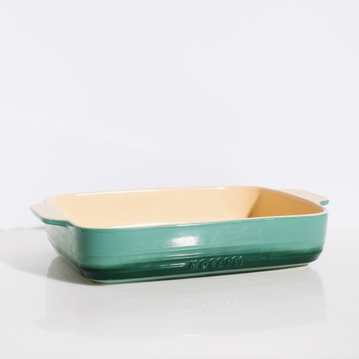 Moretti Casa Stoneware Lasagne Dish Moss