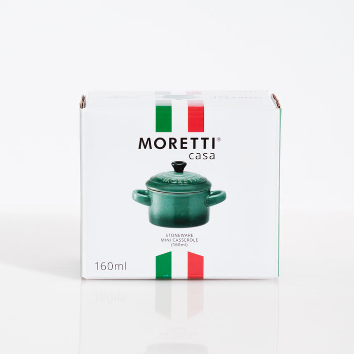 Moretti Casa Stoneware Mini Casserole with Lid Moss