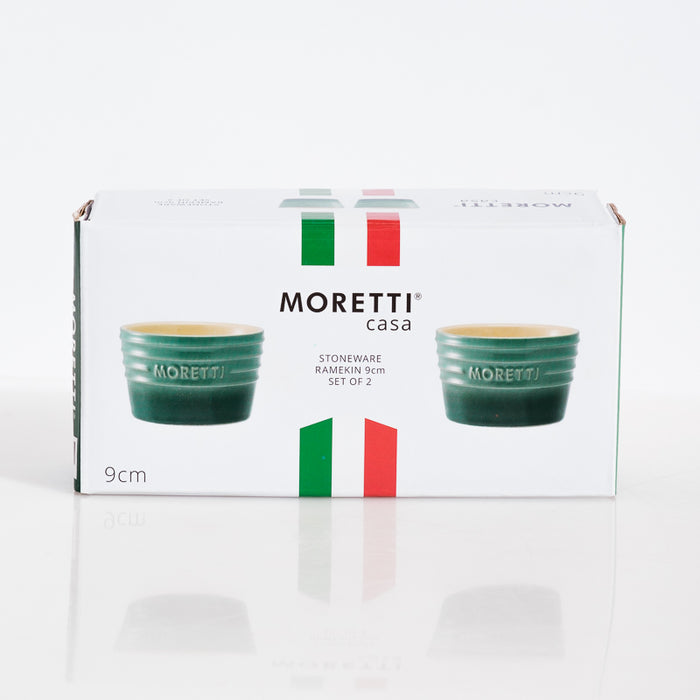 Moretti Casa Stoneware Ramekin Set of 2 Moss