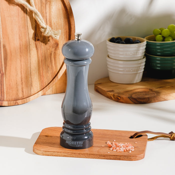 Moretti Casa Stoneware Salt & Pepper Grinder Slate