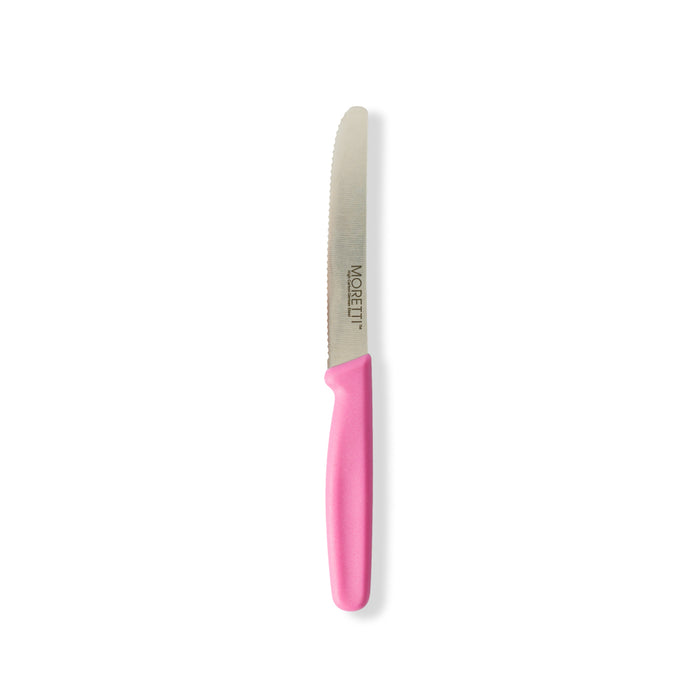 Moretti Serrated Utility Knife Pink