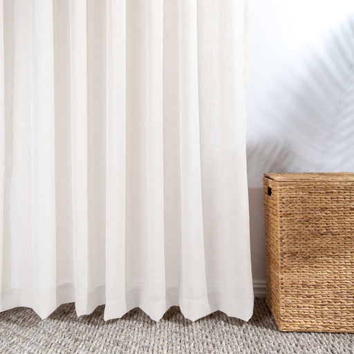 Nest Oslo Taped Unlined Curtain - Pearl
