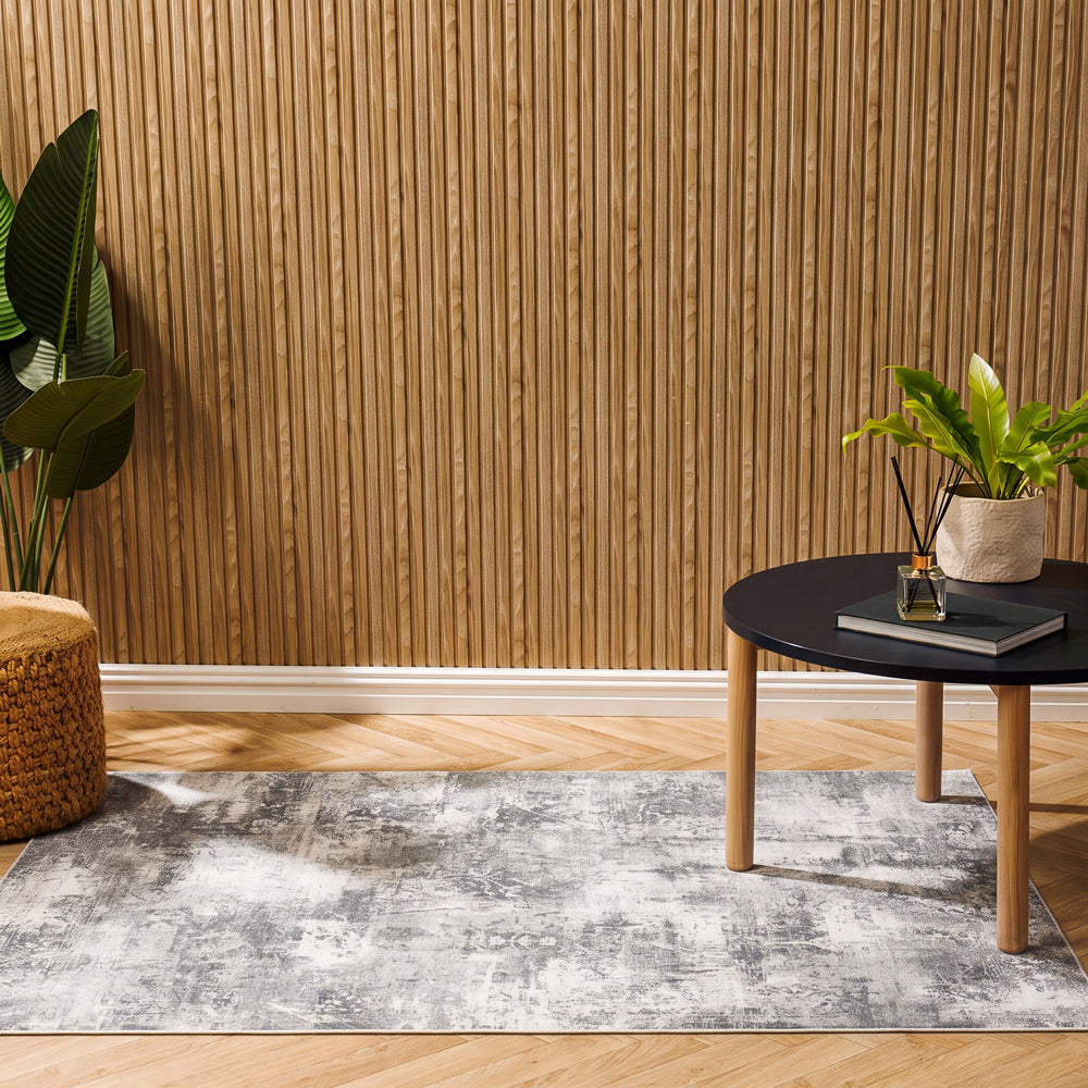 Silkwhisper Printed Carpet Silver Mist
