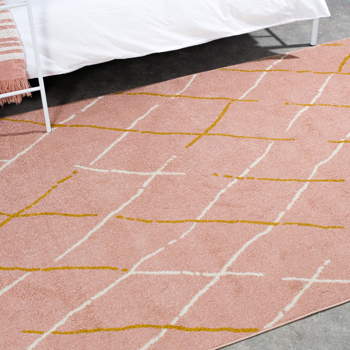 Skylar Carpet Multi Pink