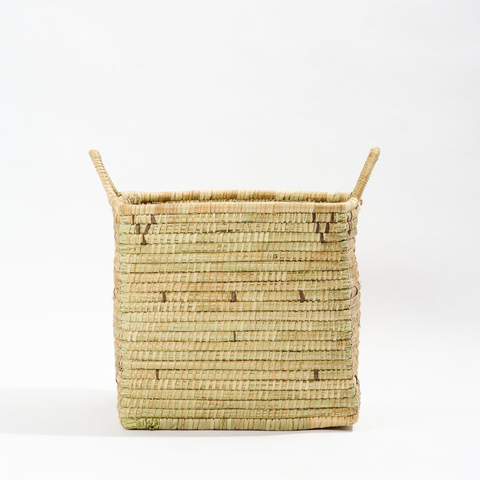 Square Basket Accent - Natural