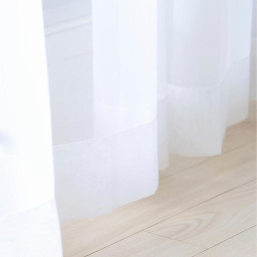 St. Lorenne Taped Voile - White