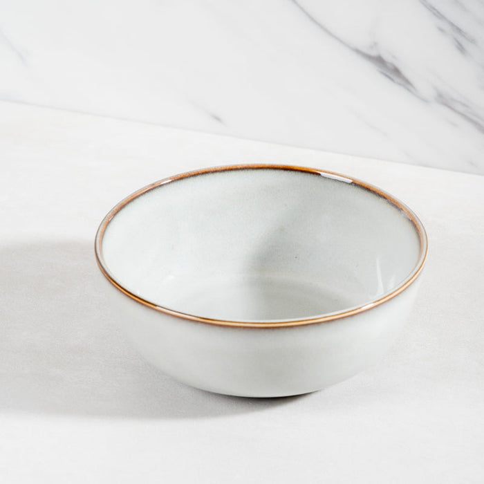 Stoneware Bowl - Vintage White