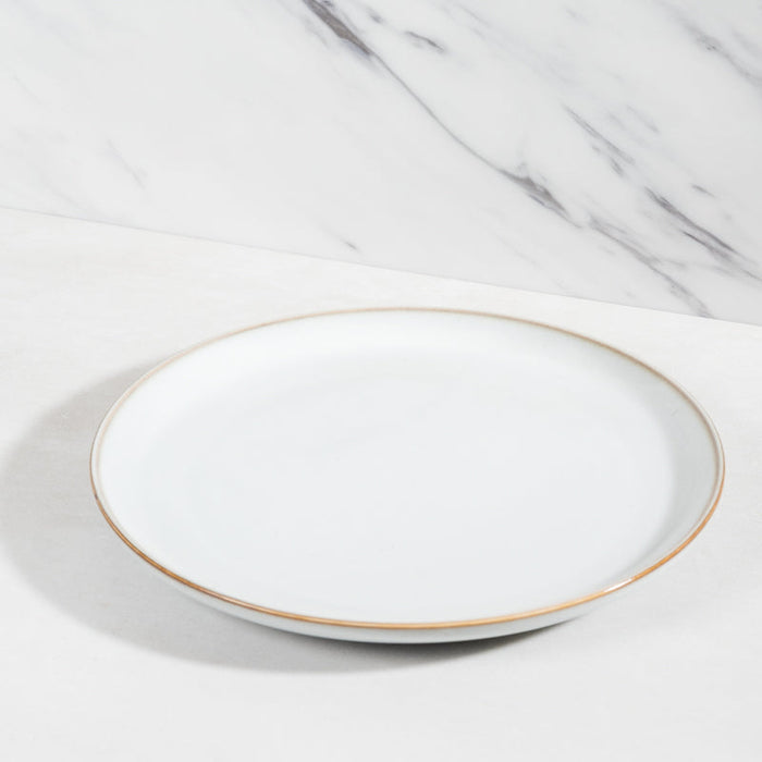 Stoneware Dinner Plate - Light Grey