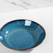 Stoneware Shallow Bowl - Midnight Blue