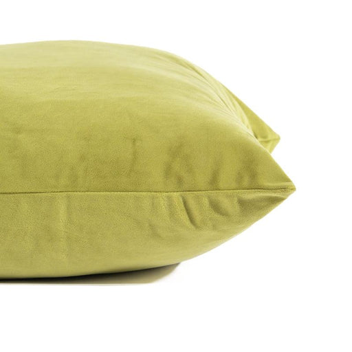 Velvet Scatter Cushion (55 x 55cm) - Citron