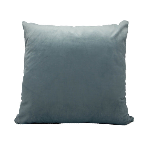 Velvet Scatter Cushion (55 x 55cm) - Duck Egg