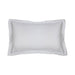 Whisper Soft 500 Thread Count Sateen Egyptian Cotton Oxford Pillowcase - Silver