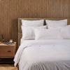Whisper Soft 500 Thread Count Oxford Egyptian Cotton Sateen Duvet Cover Set White