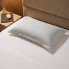 Whisper Soft 500 Thread Count Sateen Egyptian Cotton Oxford Pillowcase Silver