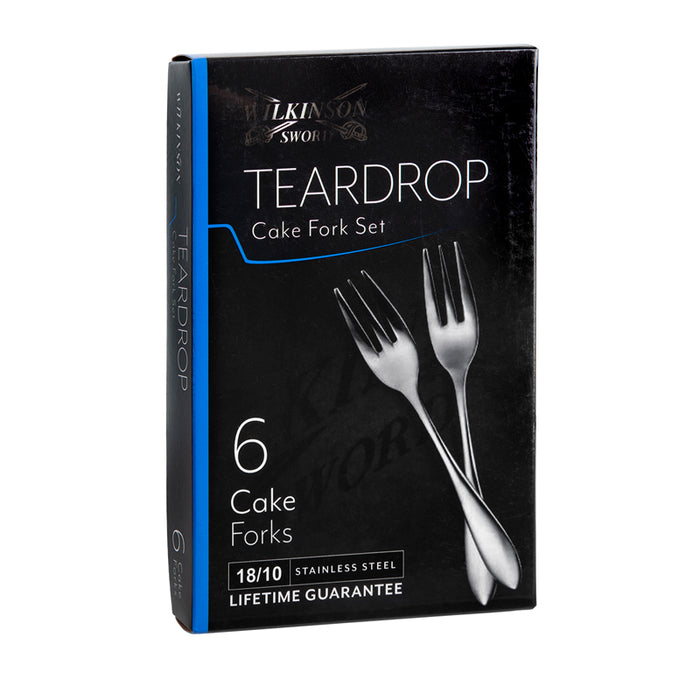 Wilkinson Sword Teardrop Cake Fork Set - 6 Piece