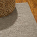 Woollen Blend Handloom Carpet Runner - Stone (70x150cm)