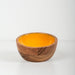 Acacia Wood Mini Bowl with Enamel inlay - Clementine/Natural