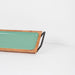 Acacia Wooden Serving Tray with Handles - Mint Enamel