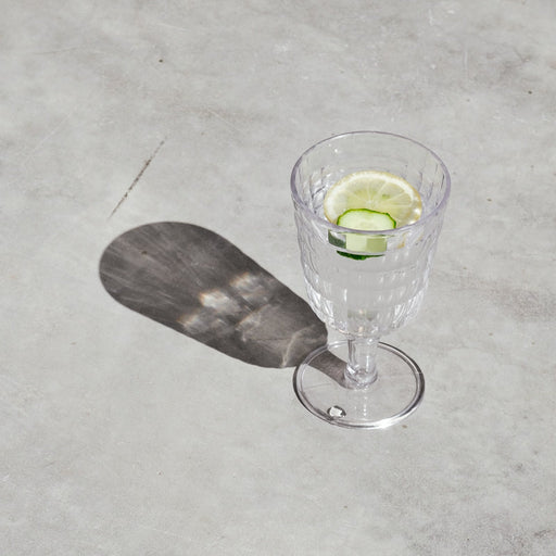 Allegra Goblet - Clear-Drinkware