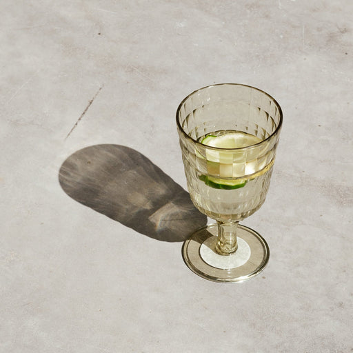 Allegra Goblet - Green-Drinkware