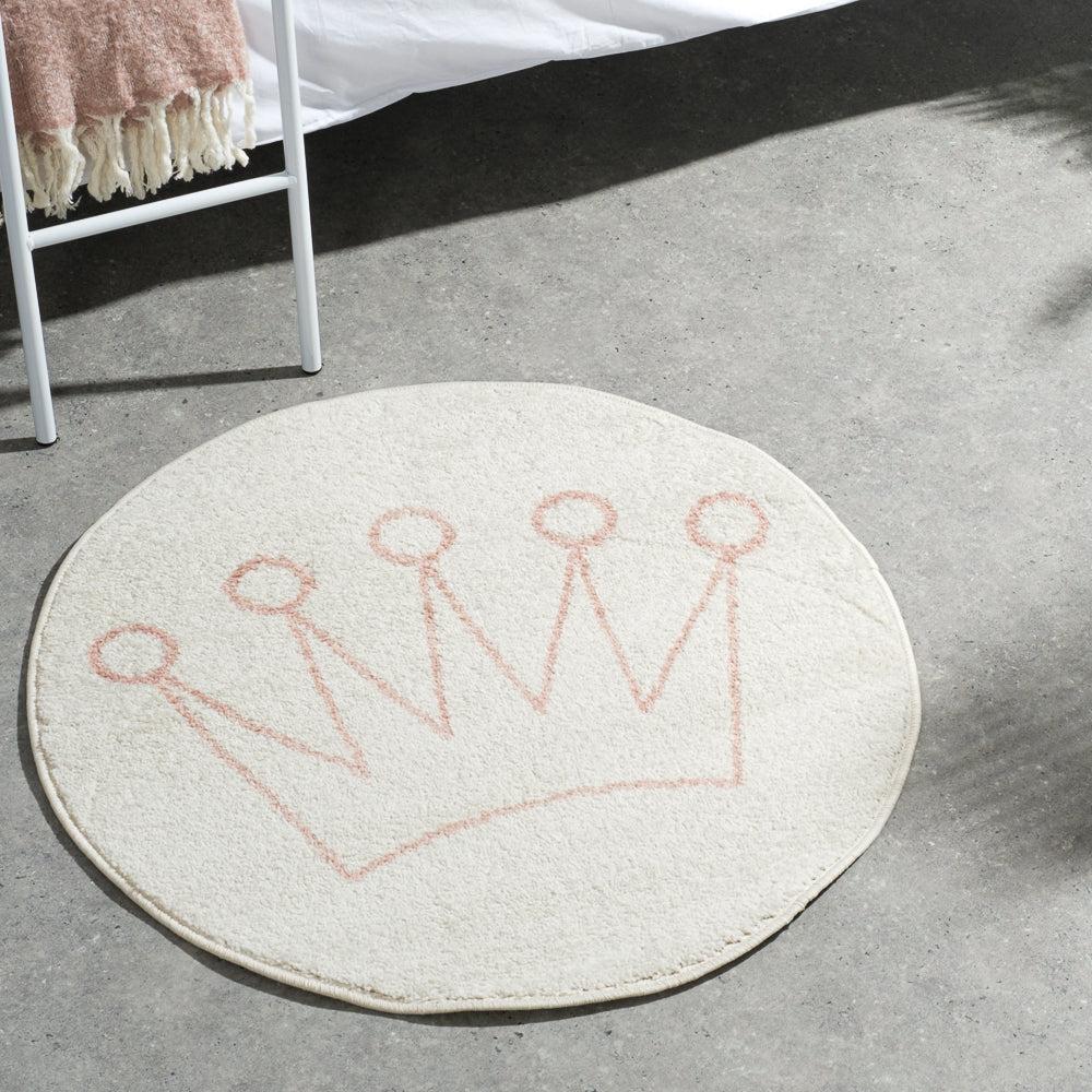 Ariel Carpet Natural/Pink Round-CARPET