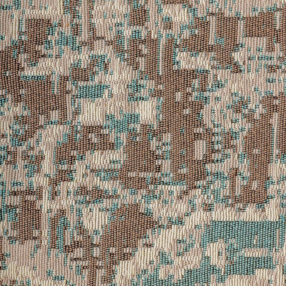Athens Mediterranean Collection Jacquard Polycotton Carpet Blue Haze-Carpets/Rugs
