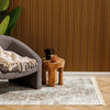 Athens Mediterranean Collection Jacquard Polycotton Carpet Blue Haze