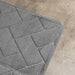 Athens Memory Foam Bathroom Mat Light Grey 2 Piece-Bath Mats