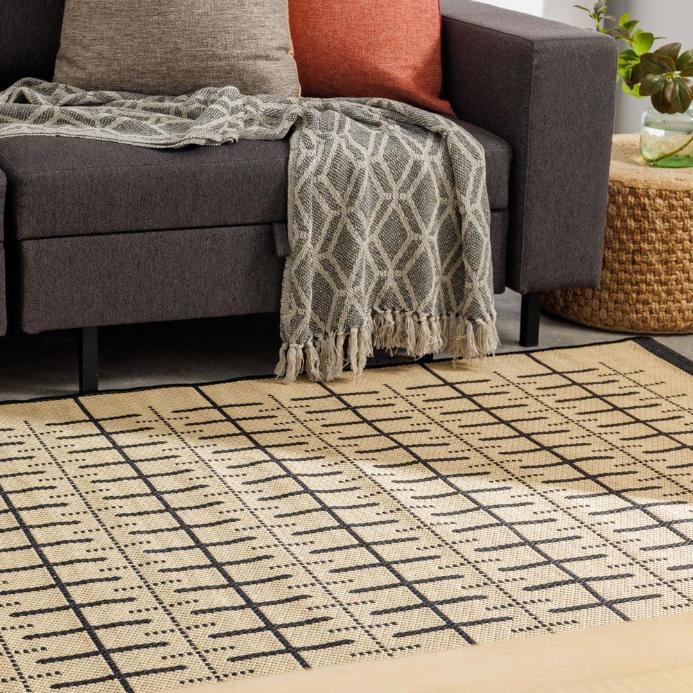 Ember Outdoor Performance Rug Autumn Ember Indoor and Outdoor Rug Ecru – Whitehouse & Continental Linen