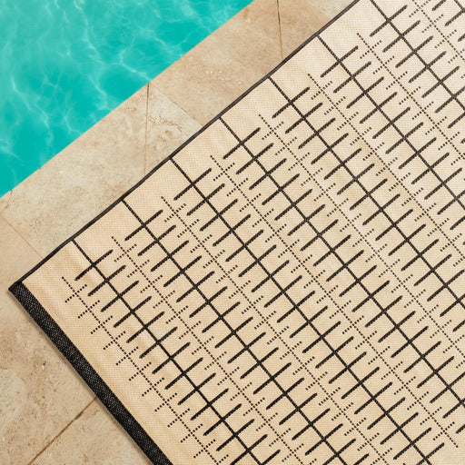 Autumn Ember Indoor and Outdoor Rug Ecru-Carpets/Rugs