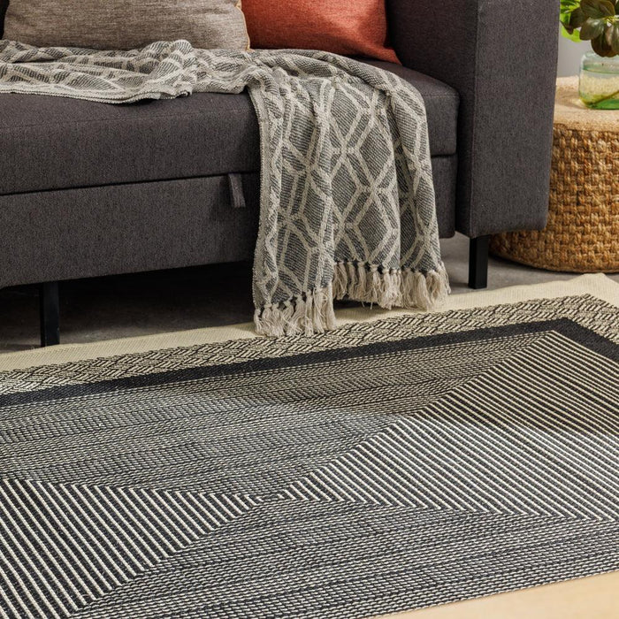 Autumn Equinox Indoor and Outdoor Rug Slate-Carpets/Rugs