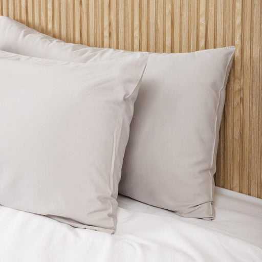 Bamboo 440 Thread Count Pillowcases Light Grey-Pillowcases