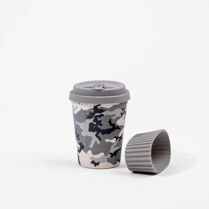 Bamboo Fibre Travel Mug 300ml - Camouflage