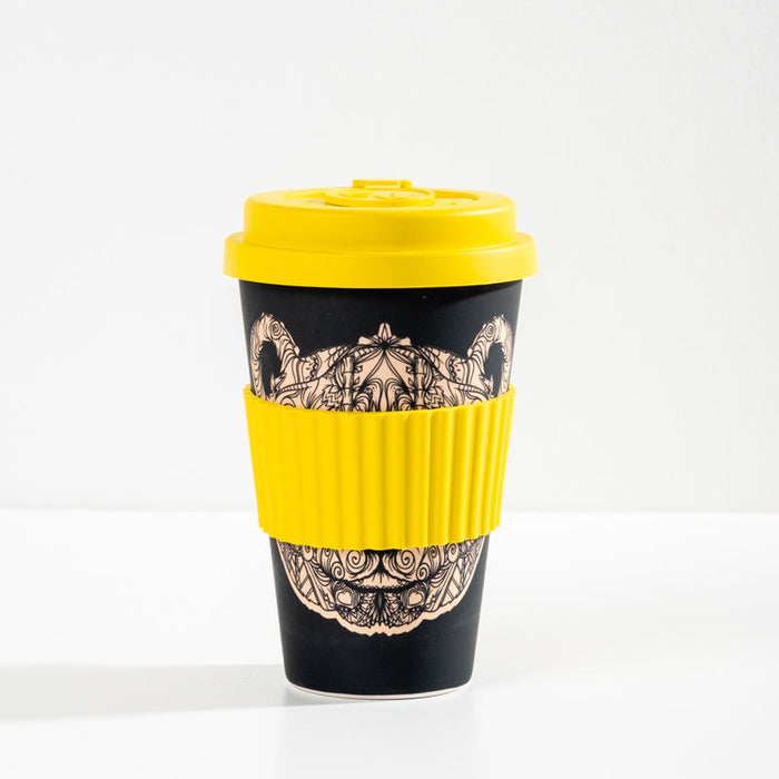 Bamboo Travel Mug 400ml - Dog