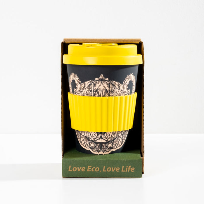 Bamboo Travel Mug 400ml - Dog