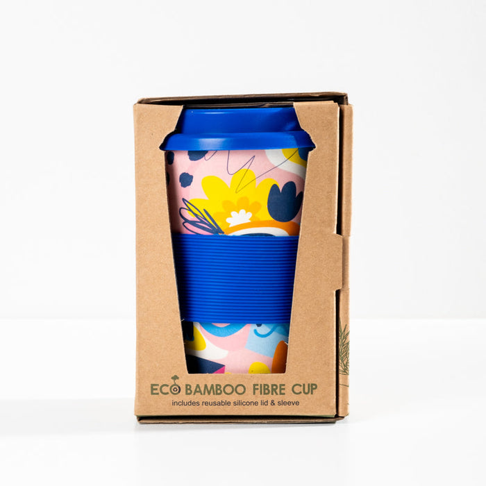 Bamboo Travel Mug 400ml - Fun